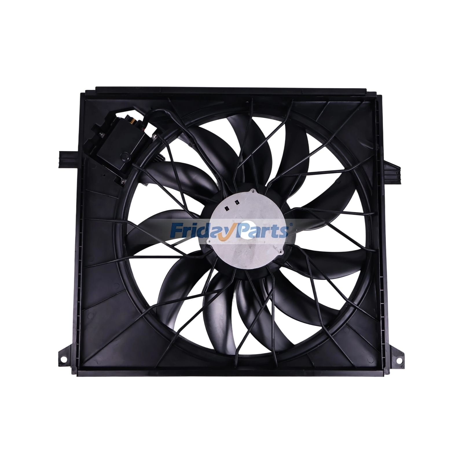 Conjunto de ventilador de refrigeración sin escobillas del radiador 1635000293 MB3115118 para Mercedes-Benz ML55 AMG 2000-2003 de FridayParts