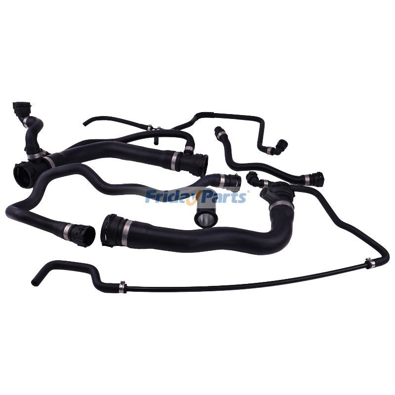 Radiator Coolant Water Hose Pipe Kit 17127534918 for BMW Vehicle 550i 650i