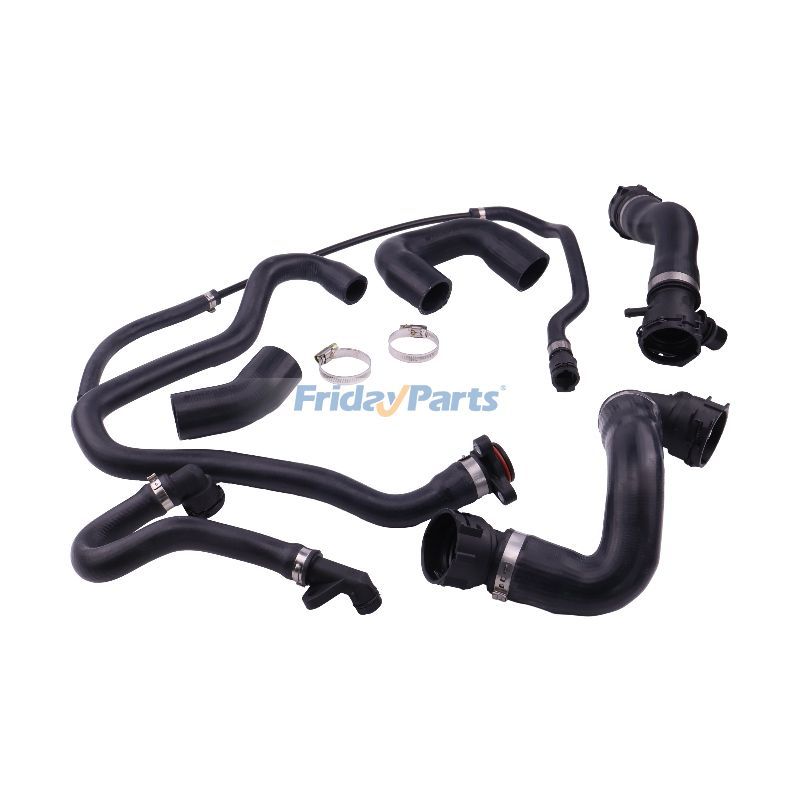 Radiator Coolant Water Hose Pipe Kit 17127564480 11537516414 11537521049 for BMW E90 128i 328i 07-11 N51