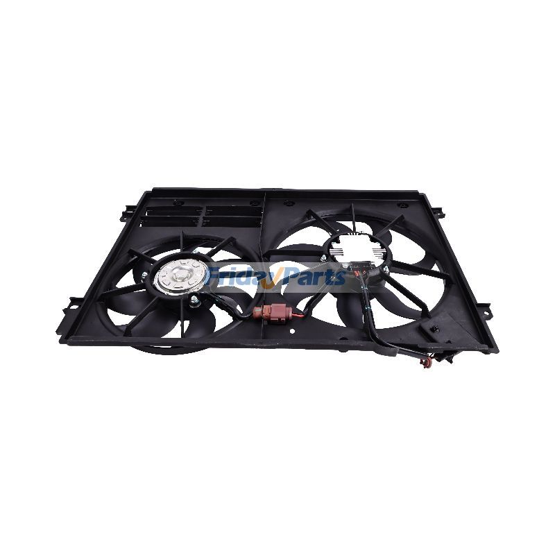 Ensemble de ventilateur de refroidissement de radiateur 1K0121205AD9B9 pour Volkswagen Jetta Beetle Tiguan Golf Audi A3 TT 2.0L DieselpourPour Audi,Pour Volkswagen