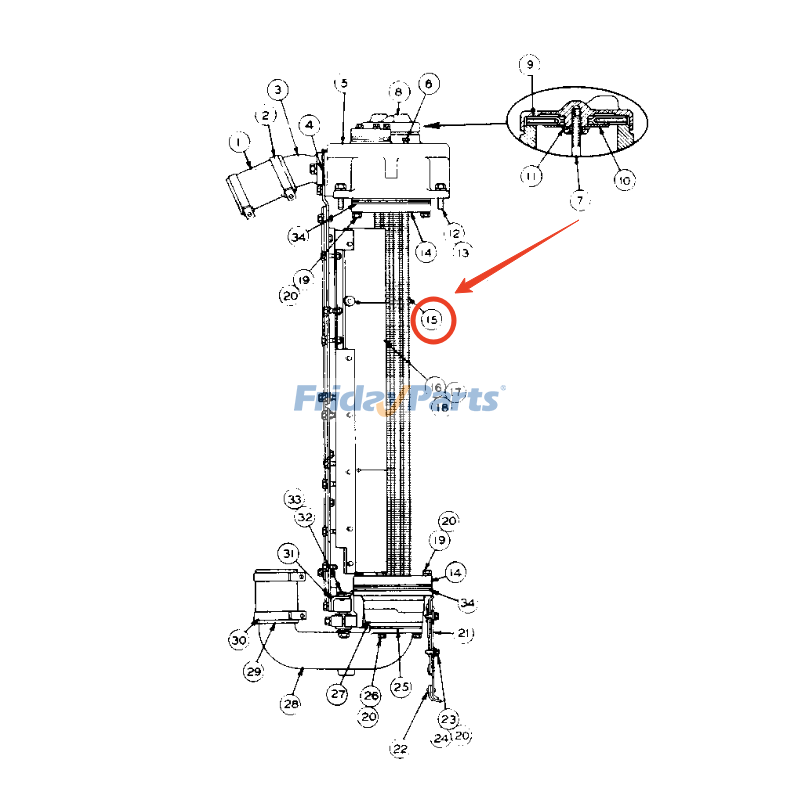 Radiator Core for Engine,Tractor
