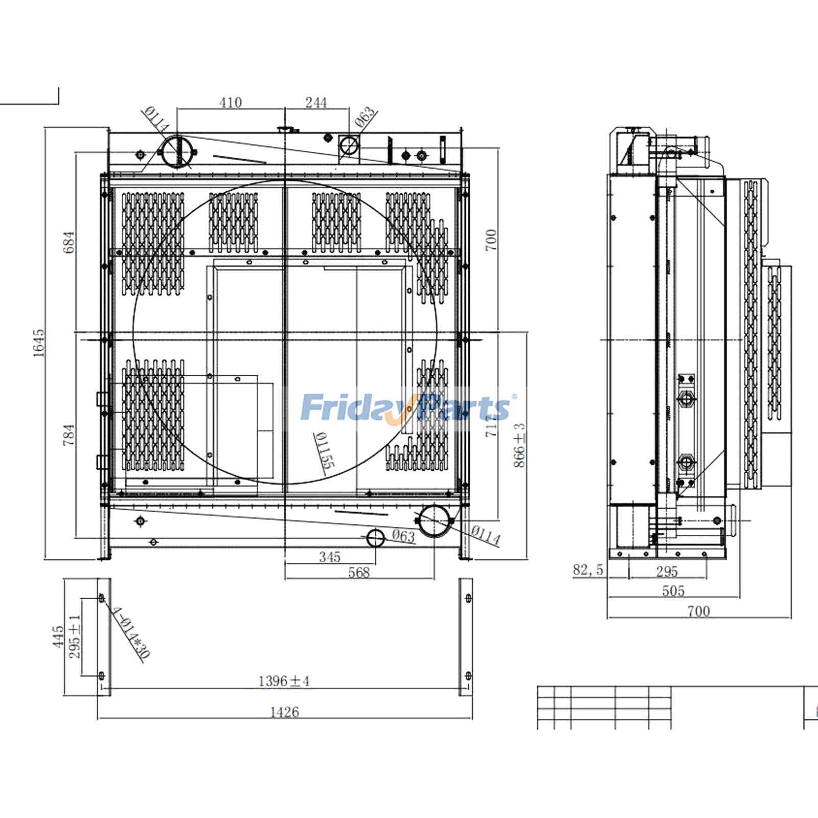 Radiator for Engine