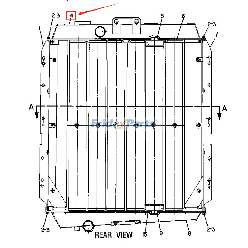 Radiator Headlererpillar CAT for Engine,Tractor