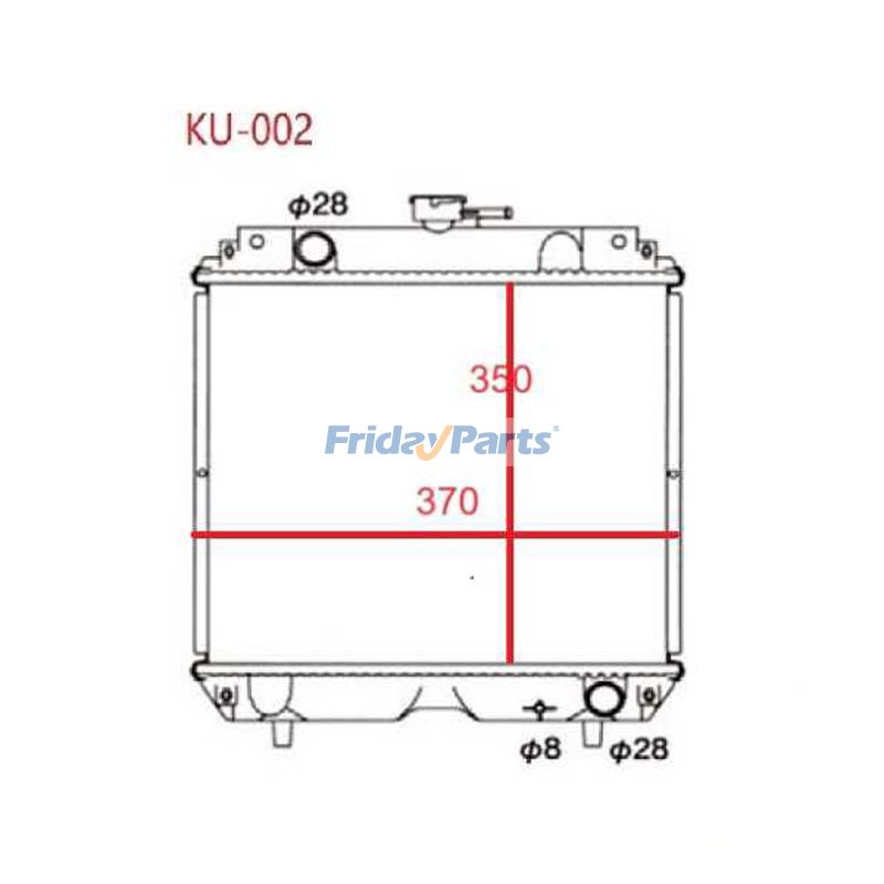 Radiateurpour Pelle