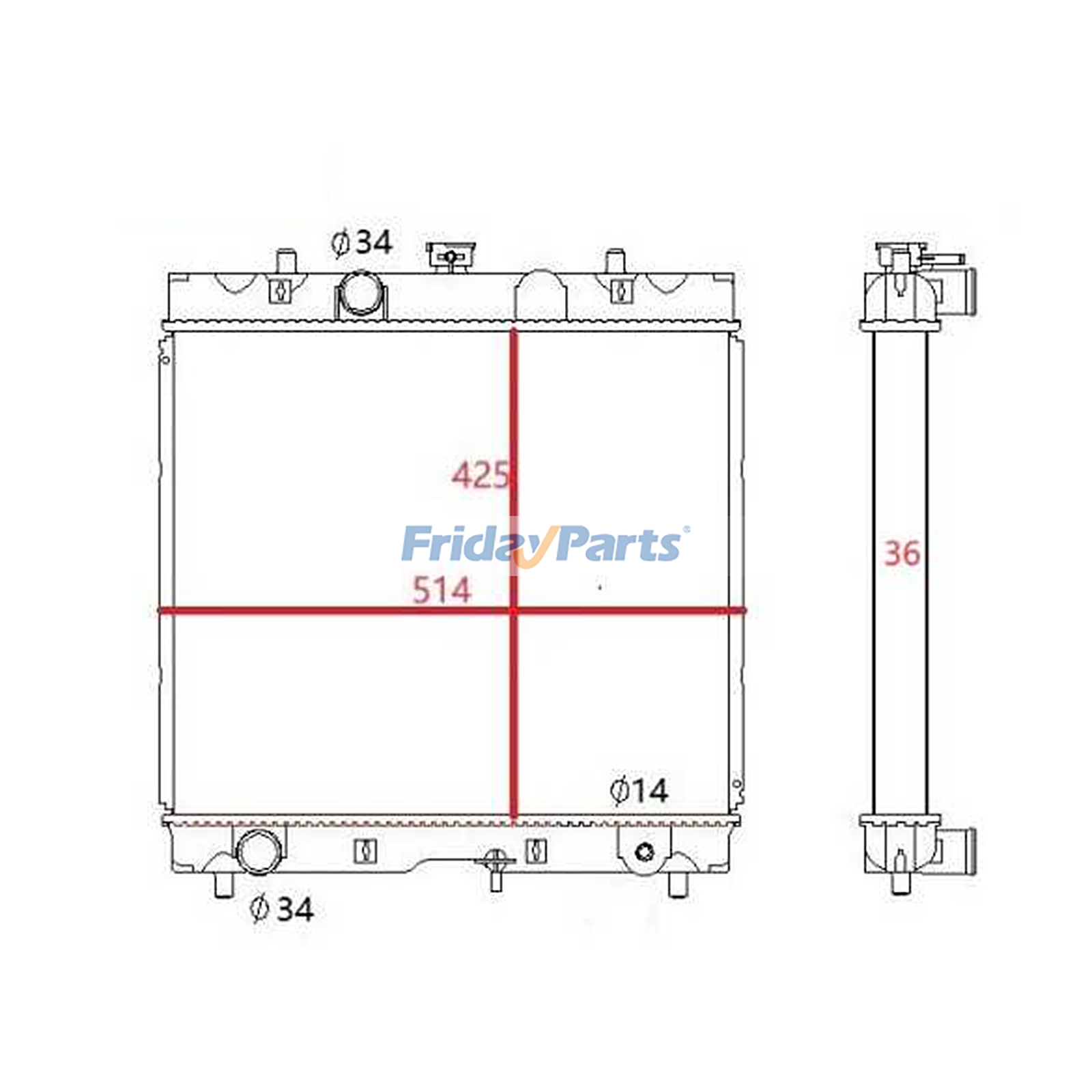 Radiator  for Engine