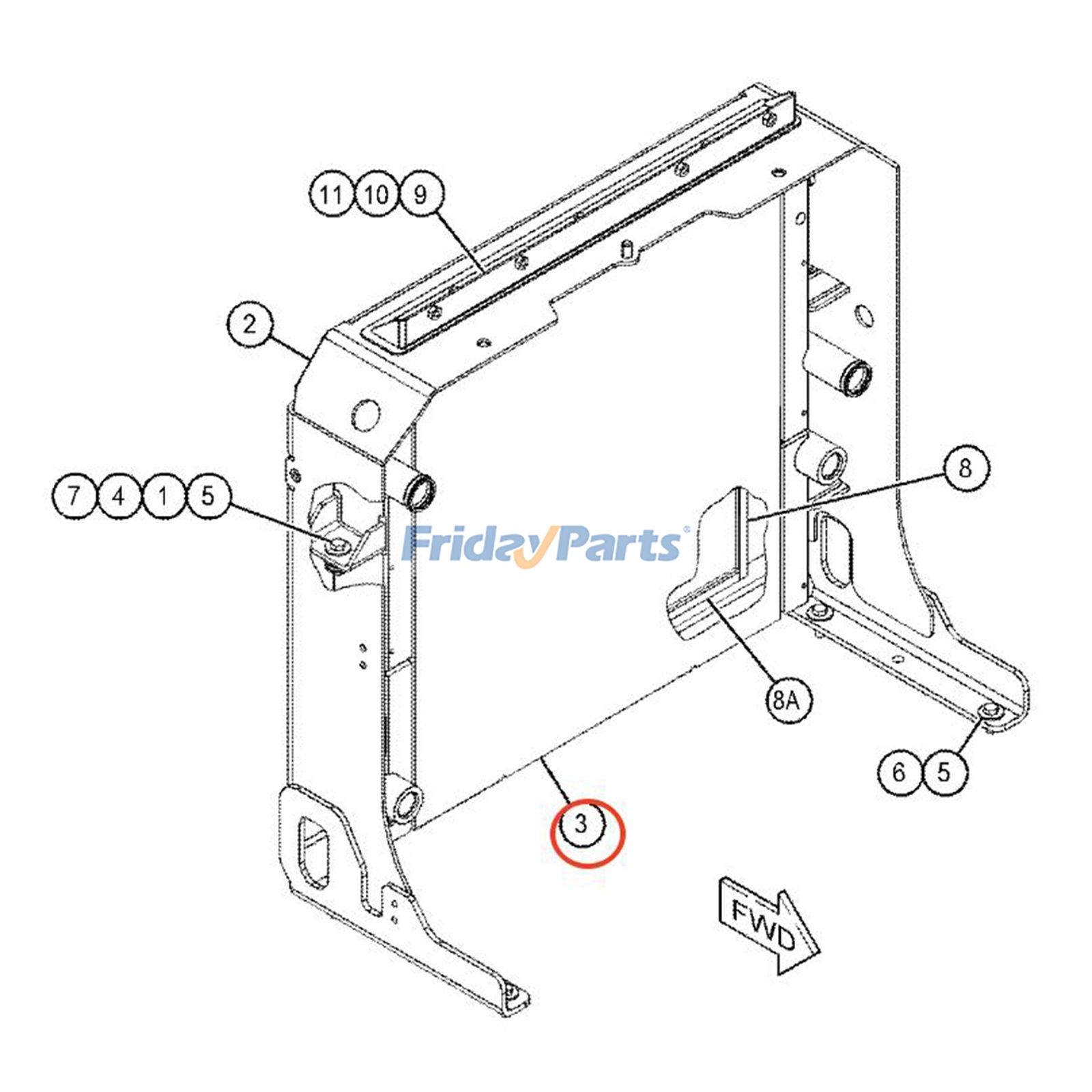 Radiator for Engine,Loader