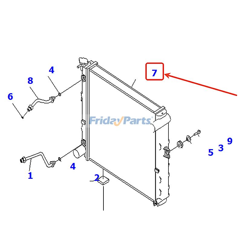 Radiator for Forklift