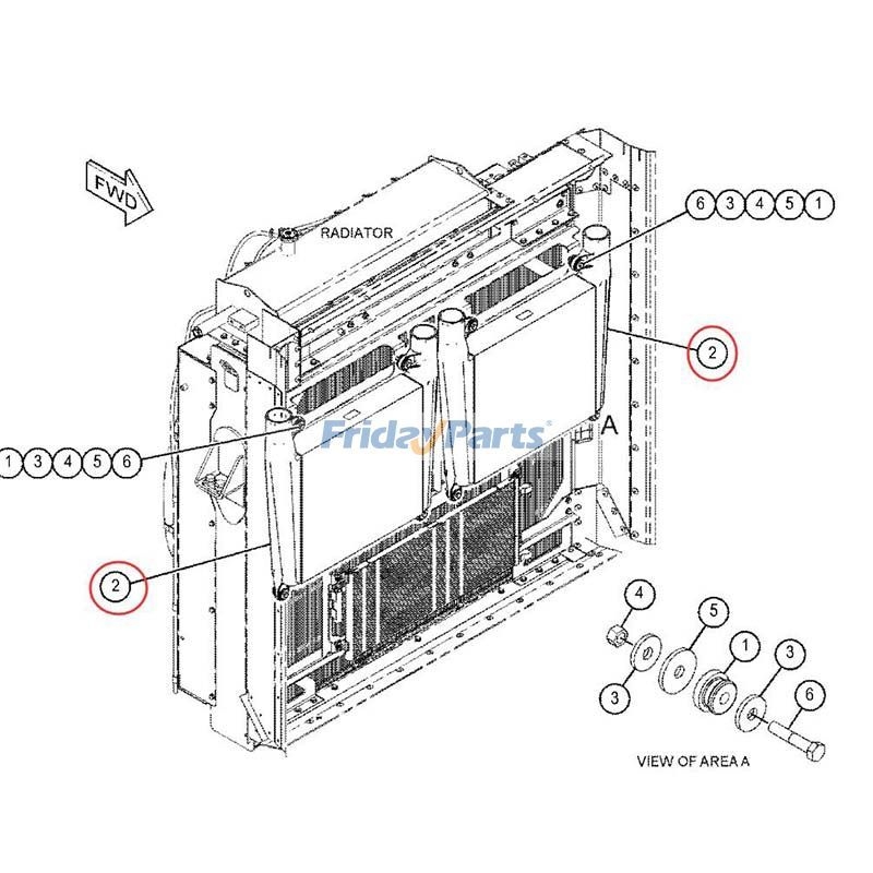 3508 4 Core Radiator Radiator 516-4162 5164162 for Caterpillar CAT Engine C32 3508 3508B ...