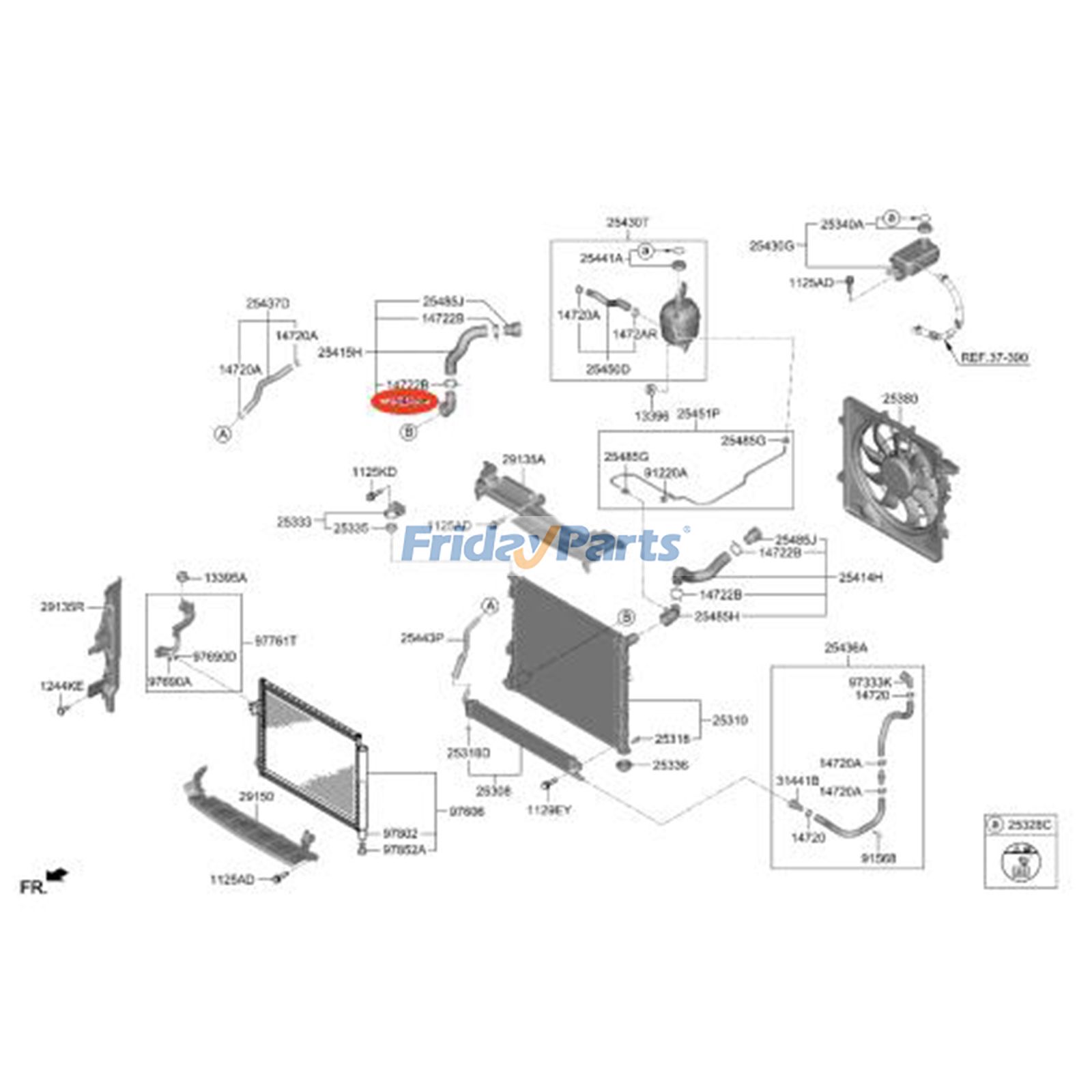 Radiator Hose Connector for Vehicle