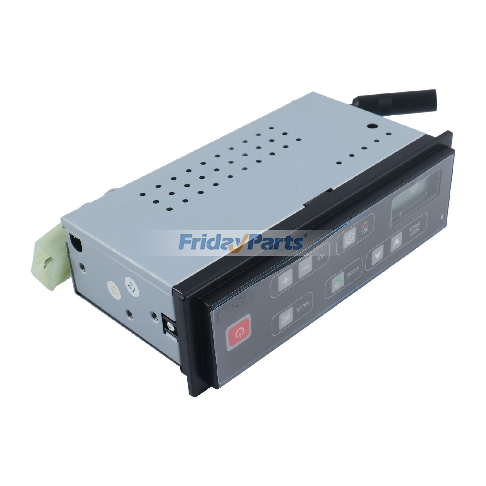 Radio 20Y-06-42430 para excavadora Komatsu PC130-8 PC200-7 PC220-7 PC270-7 PC300-8 PC350-8 PC400-7 PC450-7 PC600-8 PC800-8 PC850-8 PC88MR-8 de FridayParts