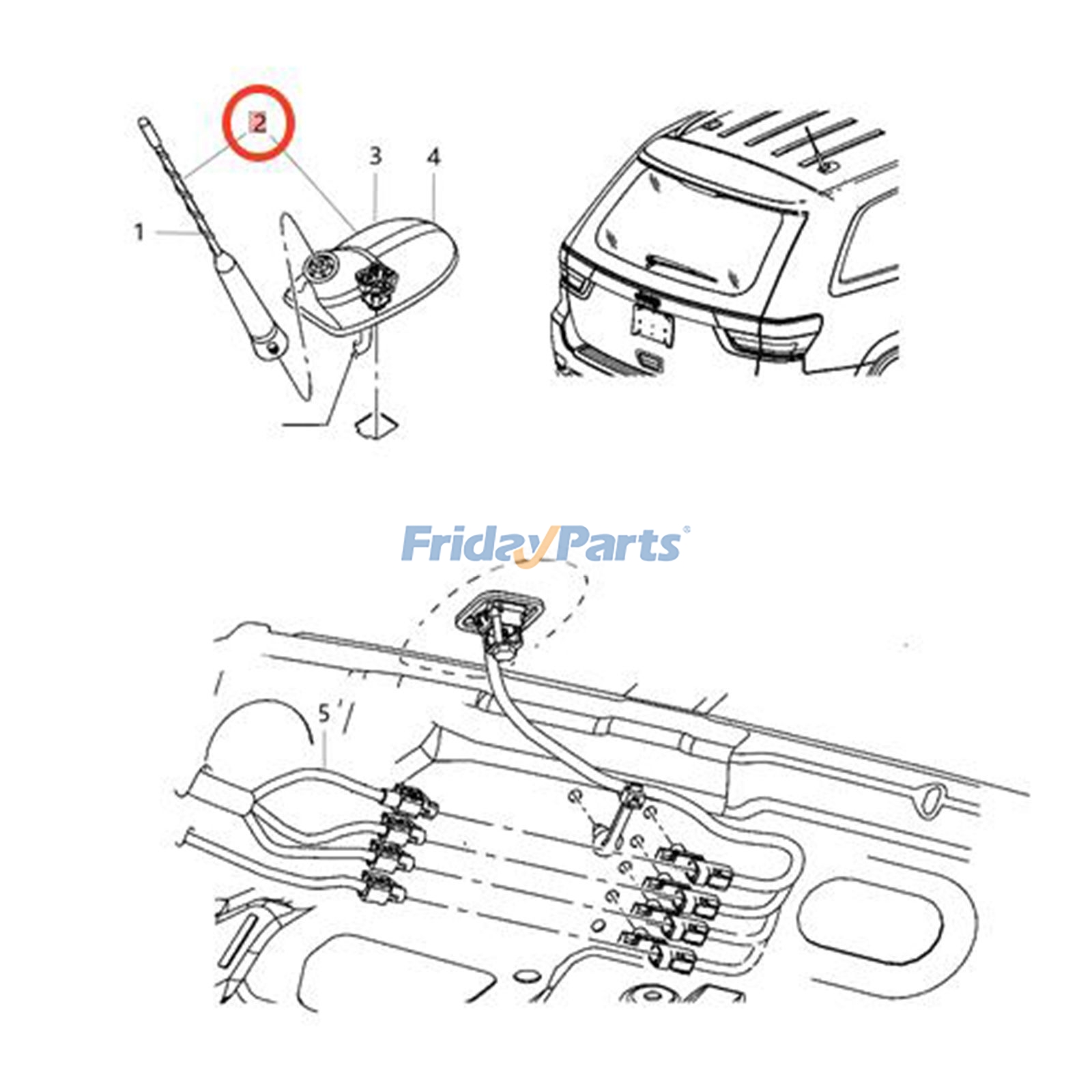 FridayParts Radioantennenbasis