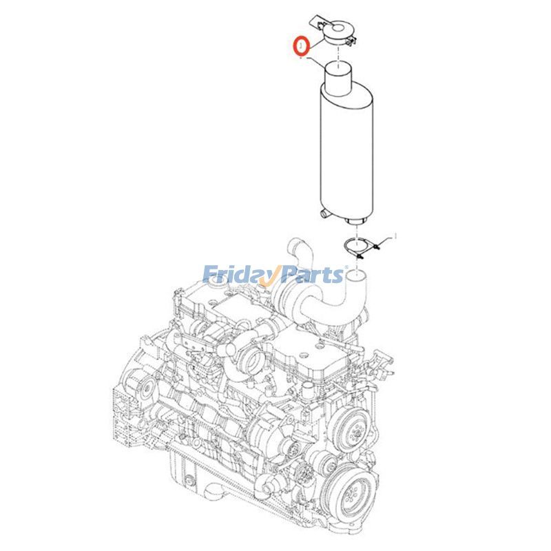 Rain Cap P270541 for CASE Harvester 2388 2588 6130 7230 AFX8010 Sprayer SPX4260 SPX4410 for less