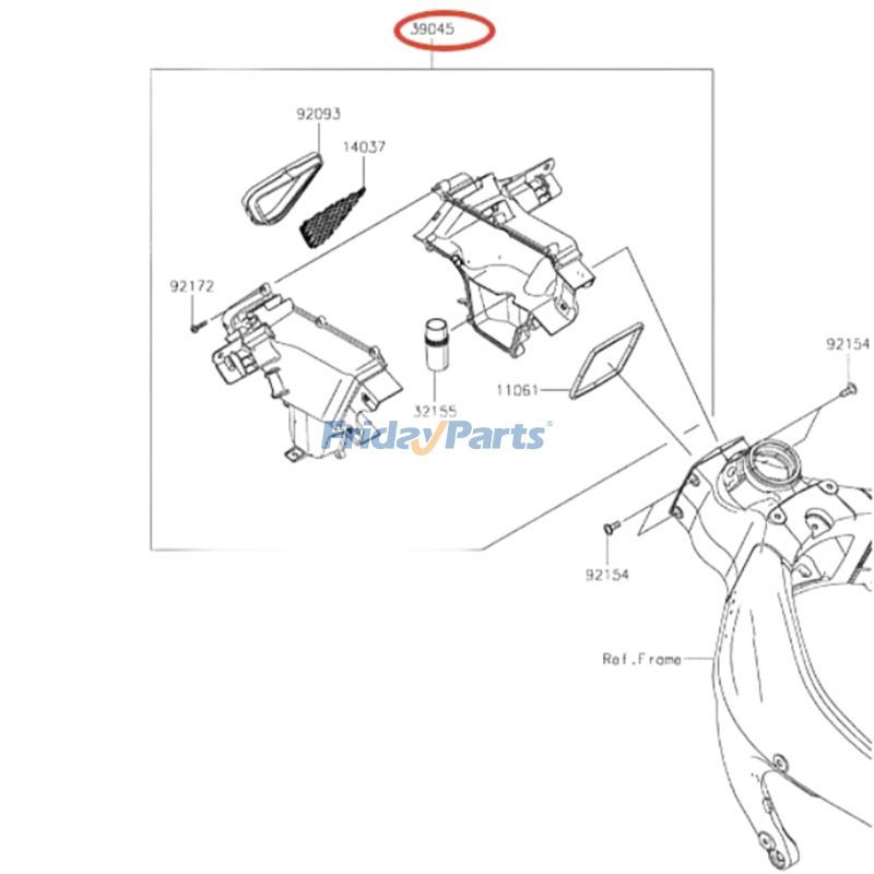 FridayParts Air Intake Duct