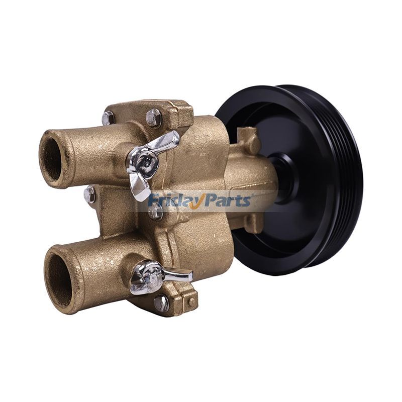 Pompe à eau de mer brute avec poulie pour Mercury Mercruiser 4,3 L 5,0 L 5,7 L 6,2 L 350 357 MPI de FridayParts