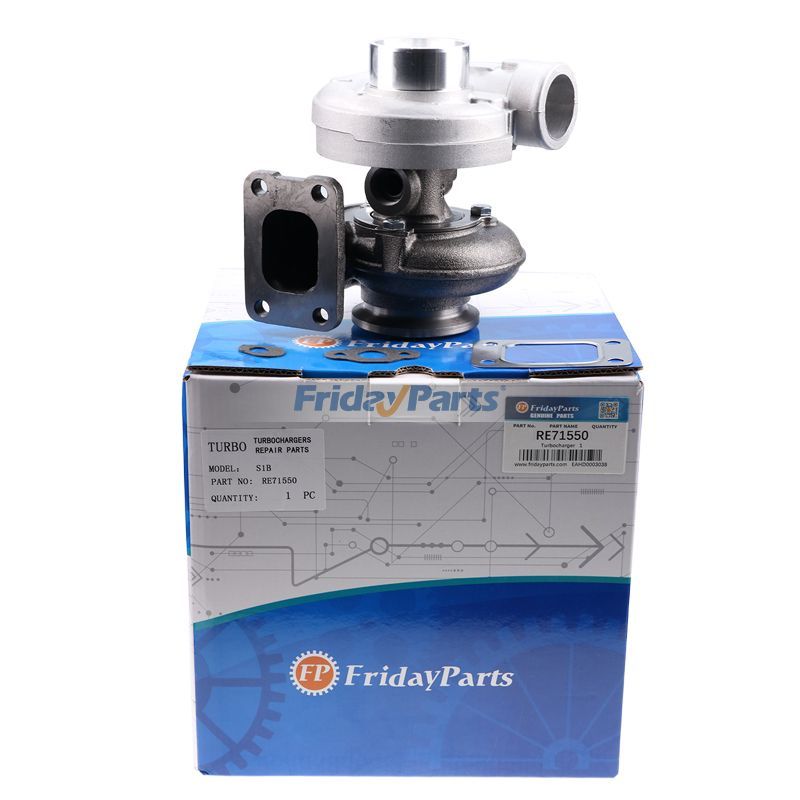 ターボ S1B ターボチャージャー RE71550、ジョンディア エンジン 4045T トラクター 5320 5210 5310 5410 5510 5415 5415H 5615 5715 用