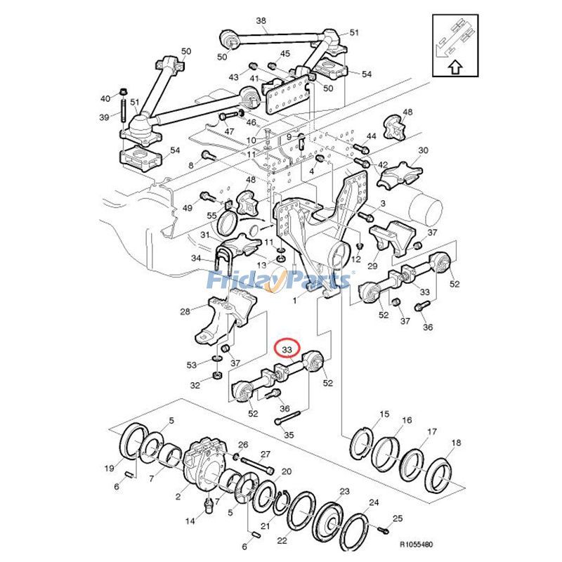 FridayParts Reaktionsstange VHD VN VNL