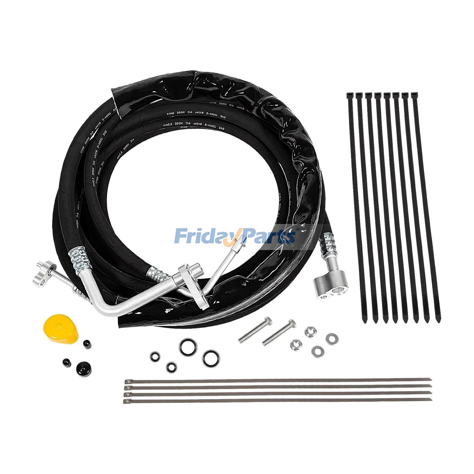 Rear A/C Line Hose Kit YSH34913 for Cadillac Escalade Chevrolet Tahoe GMC Yukon 2015-2020
