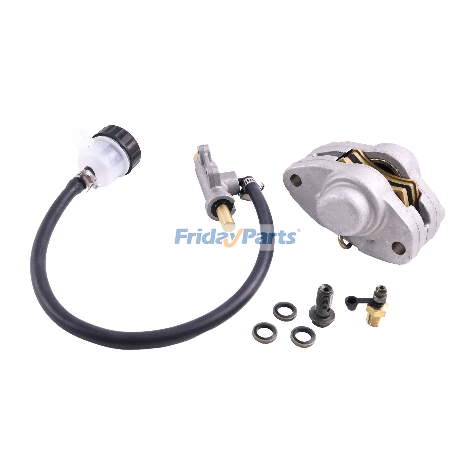 FridayParts Rear Brake Caliper & Master Cylinder