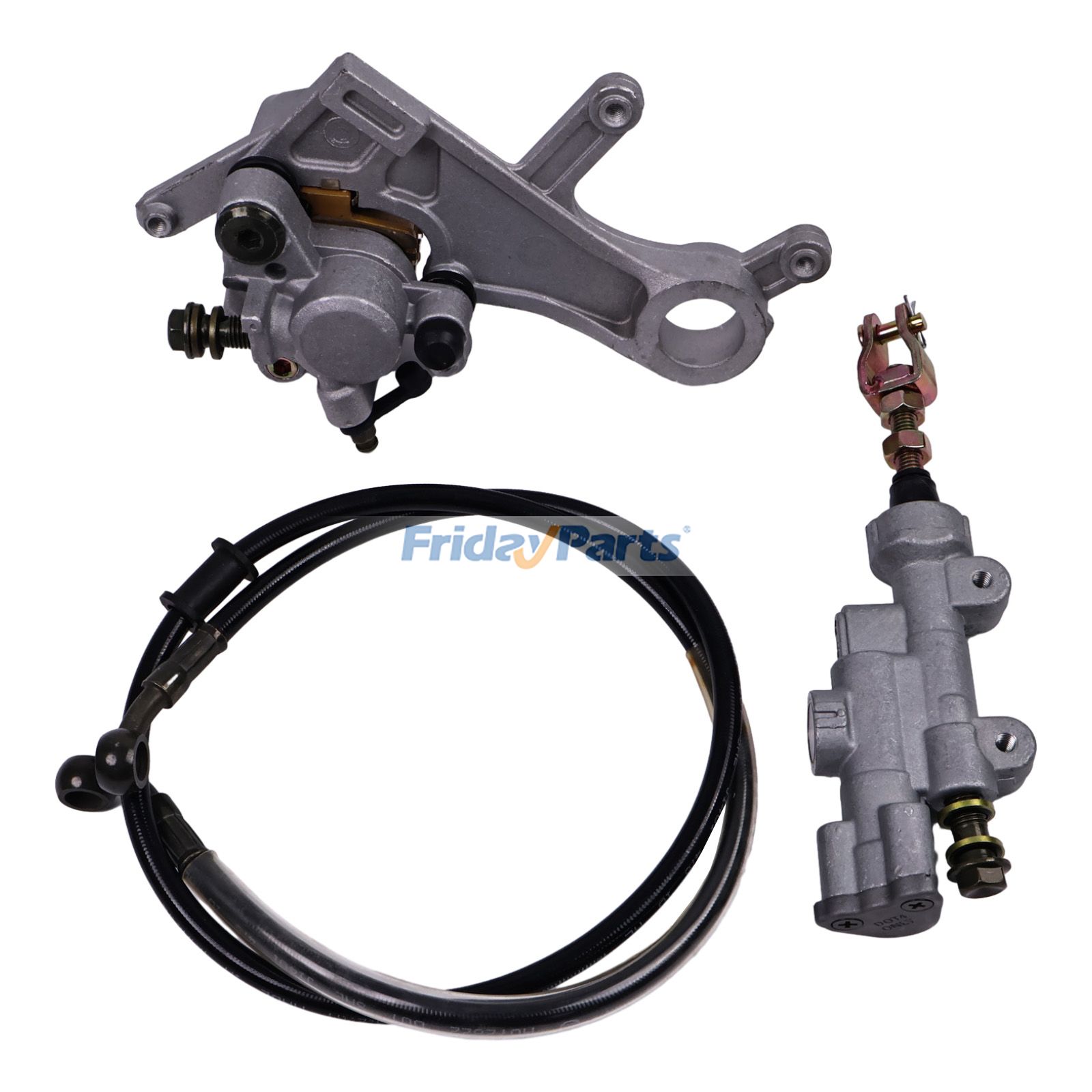 Rear Brake Master Cylinder Caliper Hose Assembly 43015-0004 for Kawasaka KX250 KX250F KX450 KX450F KLX450R 2004-2020