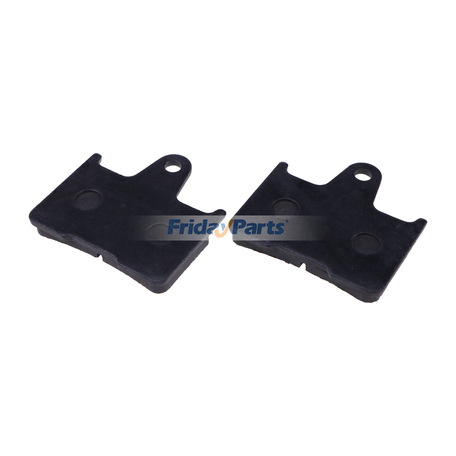 2 plaquettes de frein arrièrepour Moto