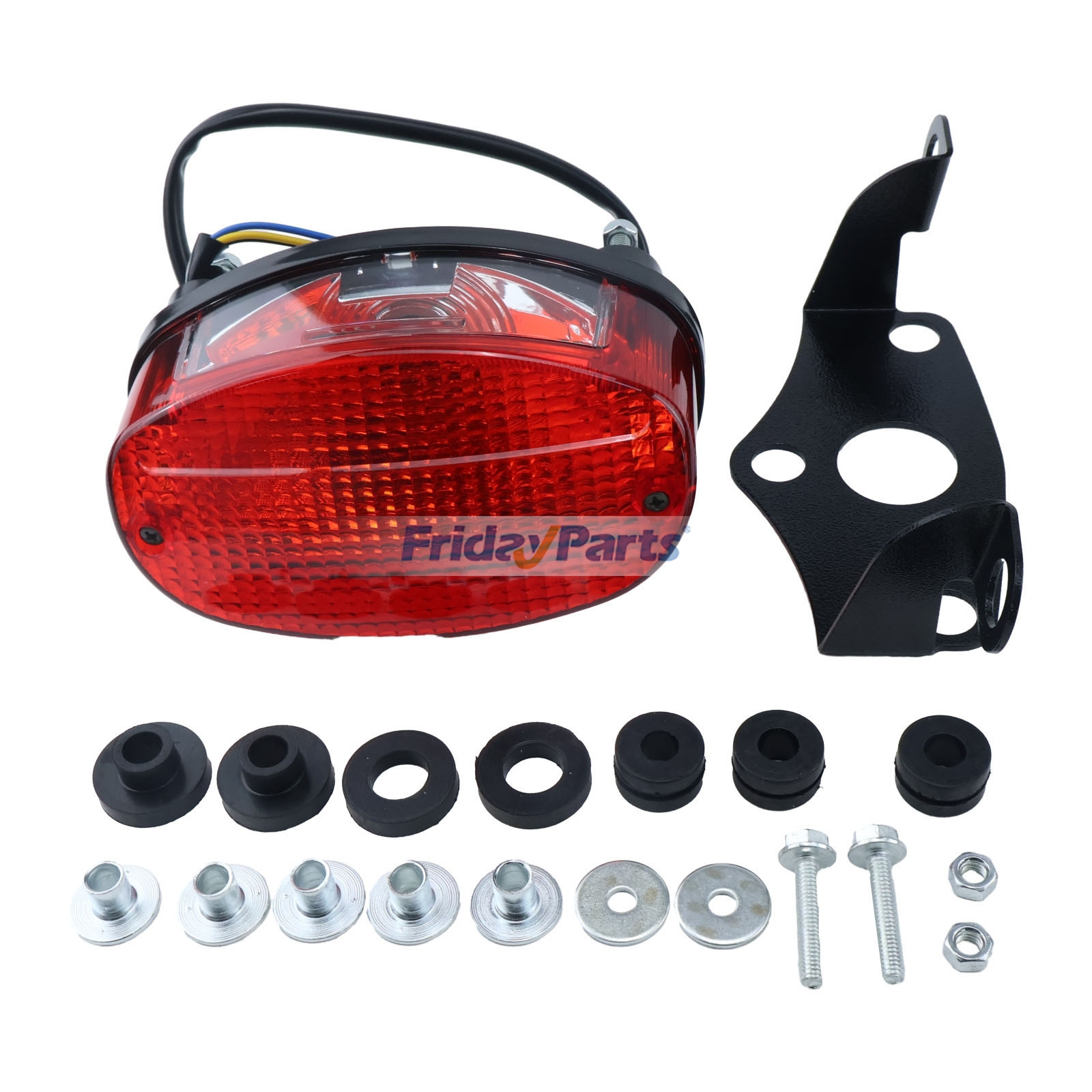 Rear Brake Taillight With Bracket Assembly 5LP-84700-11-00 for Yamaha Raptor YFM660R 2002-2005