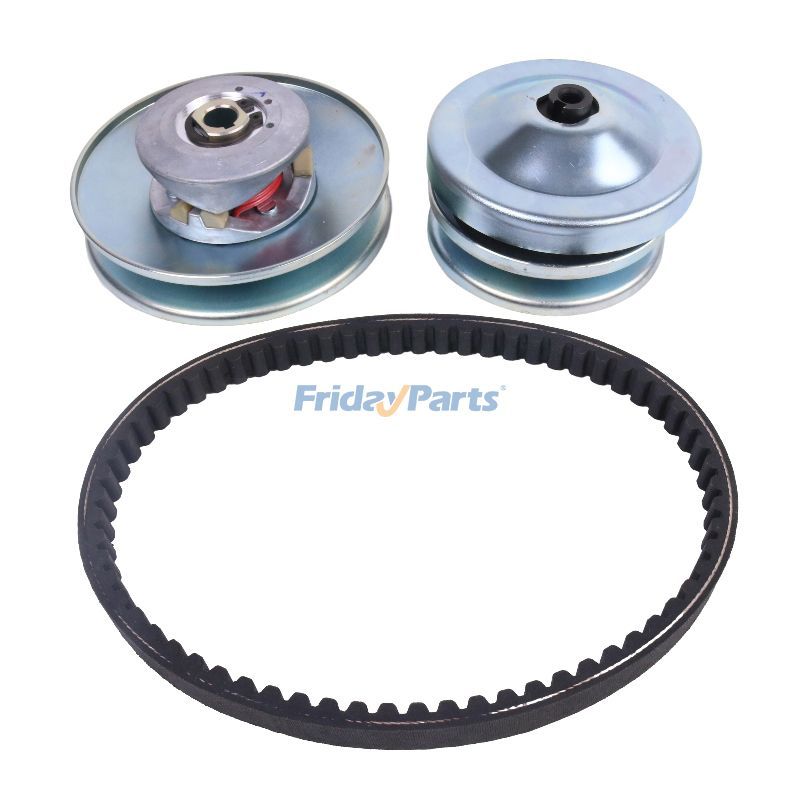 Rear Clutch Drive Pulley and Belt for Coleman Go Kart KT196 CK196 196cc Torque Converter
