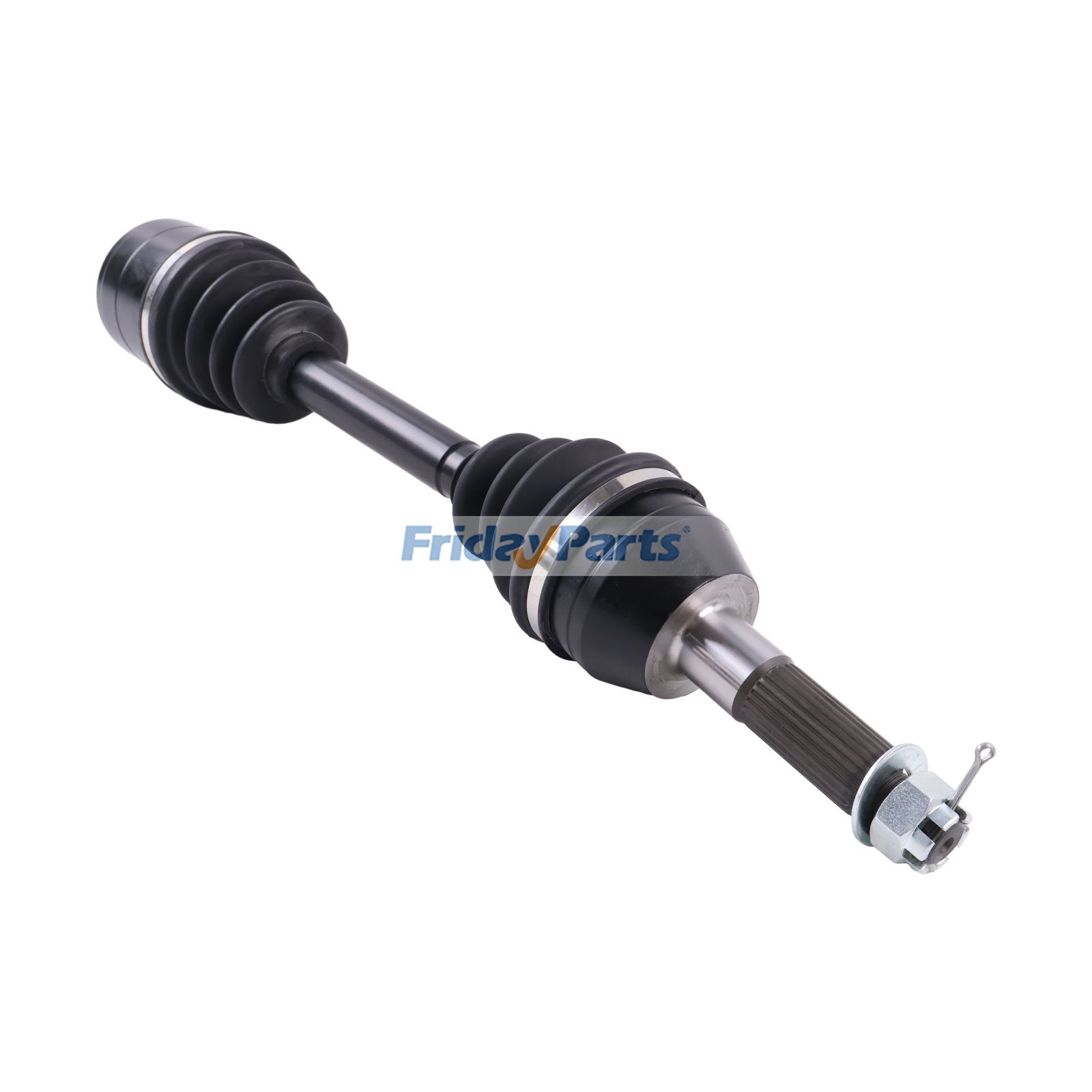 Front Right Complete CV Axle For Polaris Hawkeye 300 2X4 4X4 2006-2007 - Caltric, Bolt-On, 3-Month Warranty
