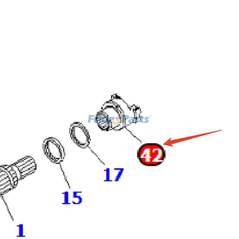 FridayParts Hintere Kupplung