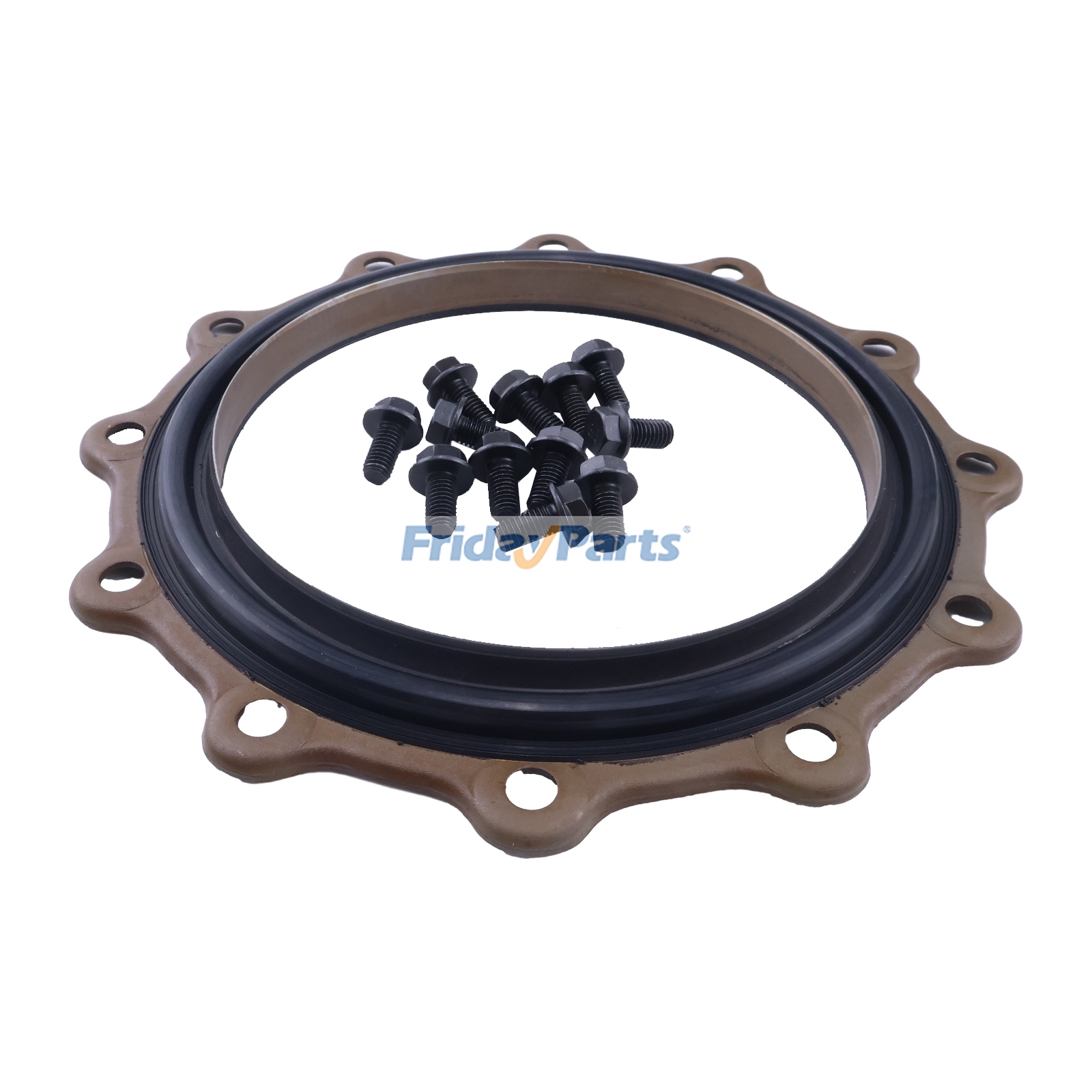 Rear Crankshaft Seal Kit 4089542 for Cummins Engine ISM11 M11 QSM11 X15 ISM Hyundai Loader HL780-7A Excavator R450LC-7A R480LC-9 R500LC-7A R520LC-9