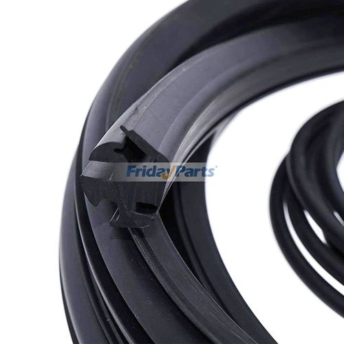 Flyshop Guarnizione Anello Gomma Nera - O-Ring Nitrilico, 5 Pezzi, Diametro 14cm - Foto 3