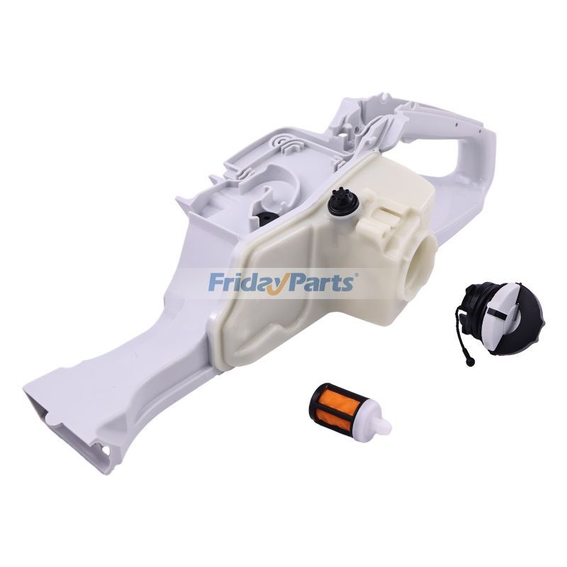 Conjunto de tanque de combustível com alça traseira 1141 350 0824 para motosserra STIHL MS261 MS271 MS291 FridayParts