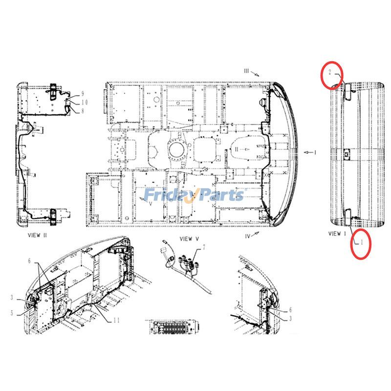 Rücklicht Rückleuchte SchlusslichtFür New Holland