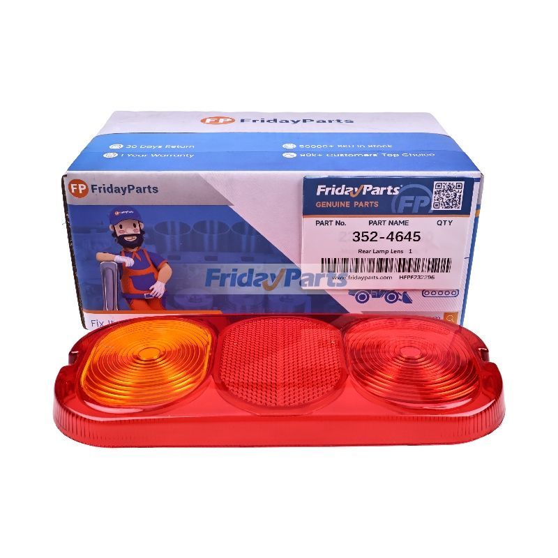 Rear Lamp Lens 352-4645 for Caterpillar CAT Engine C4.4 C3.4 3054C Loader 422E 422F 428E 432E 434F