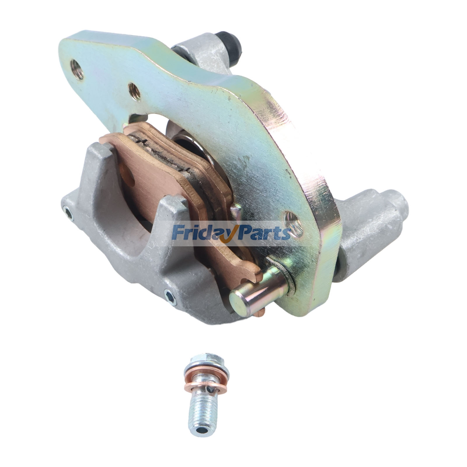 Rear Left Brake Caliper & Sintered Pad for Sport UTV/ATV