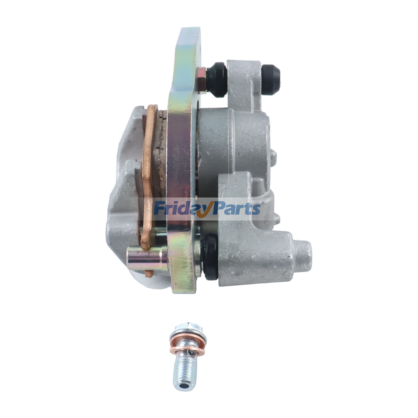 FridayParts Rear Left Brake Caliper & Sintered Pad