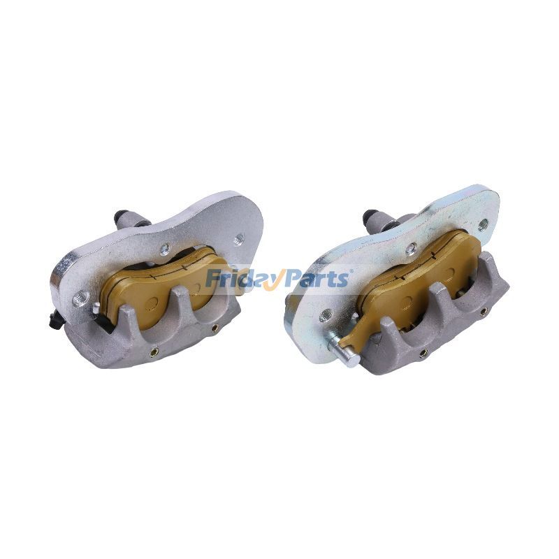 Vehicle Rear Left & Right Brake Calipers & Sintered Pads