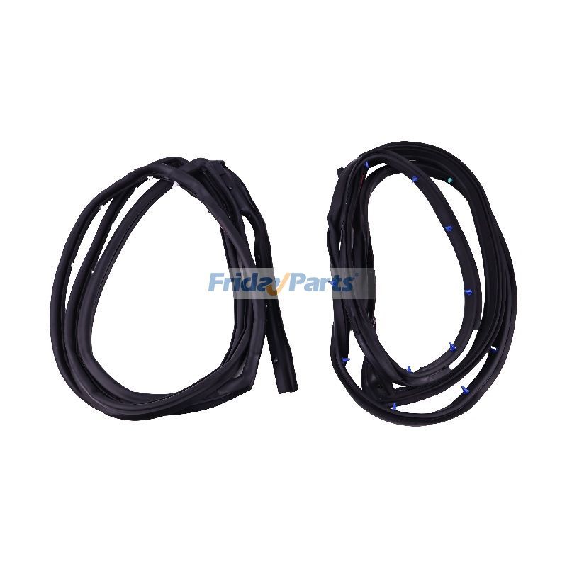 Rear LH & RH Pair Door Silence Weatherstripping Seal 82831-3RA0A-A11 82830-3RA0A-A11 for 2013-2019 Nissan Sentra