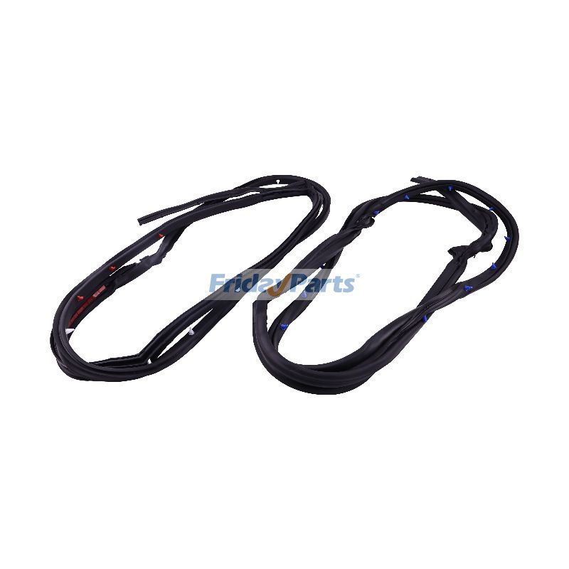 Vehicle Rear LH & RH Pair Door Silence Weatherstripping Seal