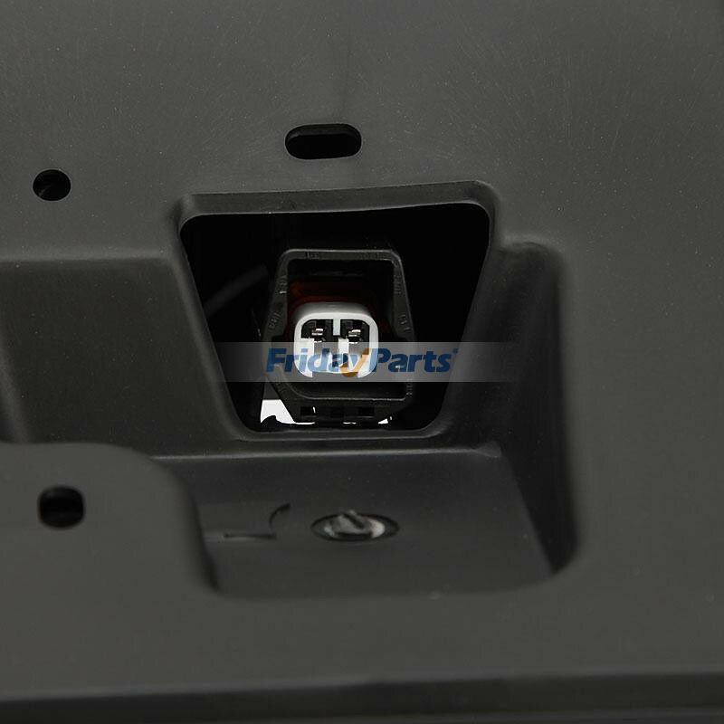 Hintere Kennzeichenhalterung und Licht für 2007-2017 Jeep Wrangler JKFür Jeep