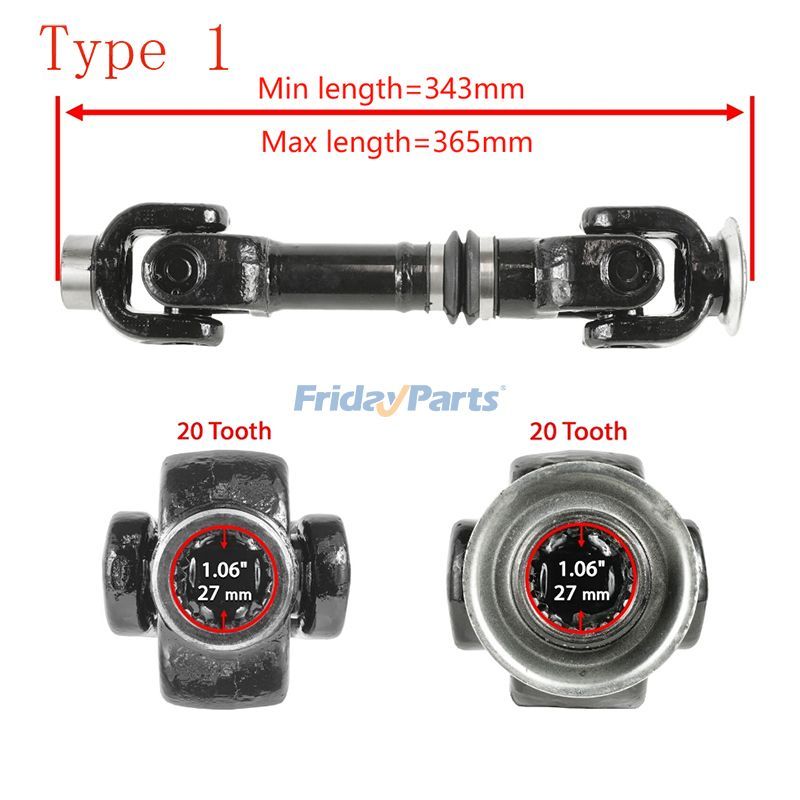 Rear Propeller Drive Shaft for Sport UTV/ATV