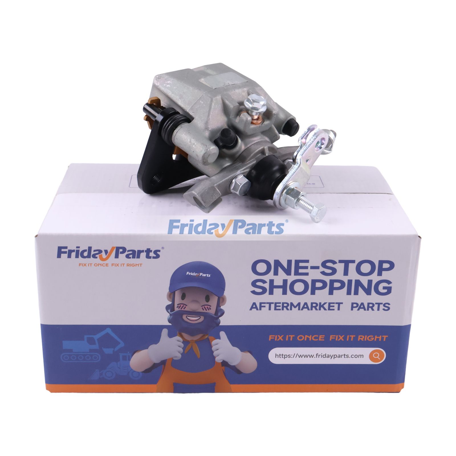 リア右ブレーキキャリパー 43080-0164 カワサキ UTV 2016-2023 ミュール KAF820 KAF1000