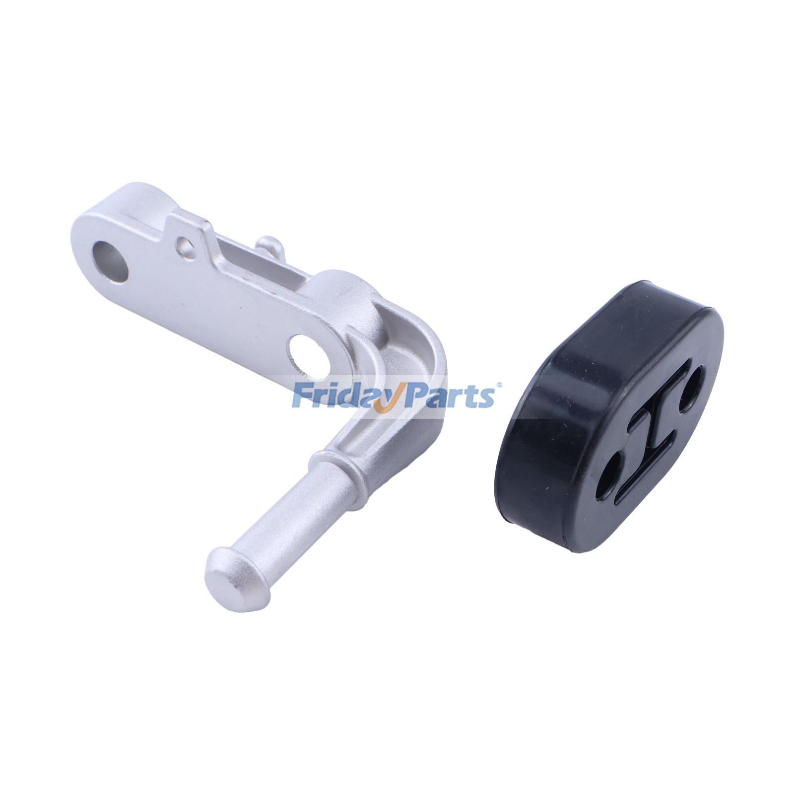 FridayParts Rear Right Exhaust Bracket Muffler Support Isolator Set