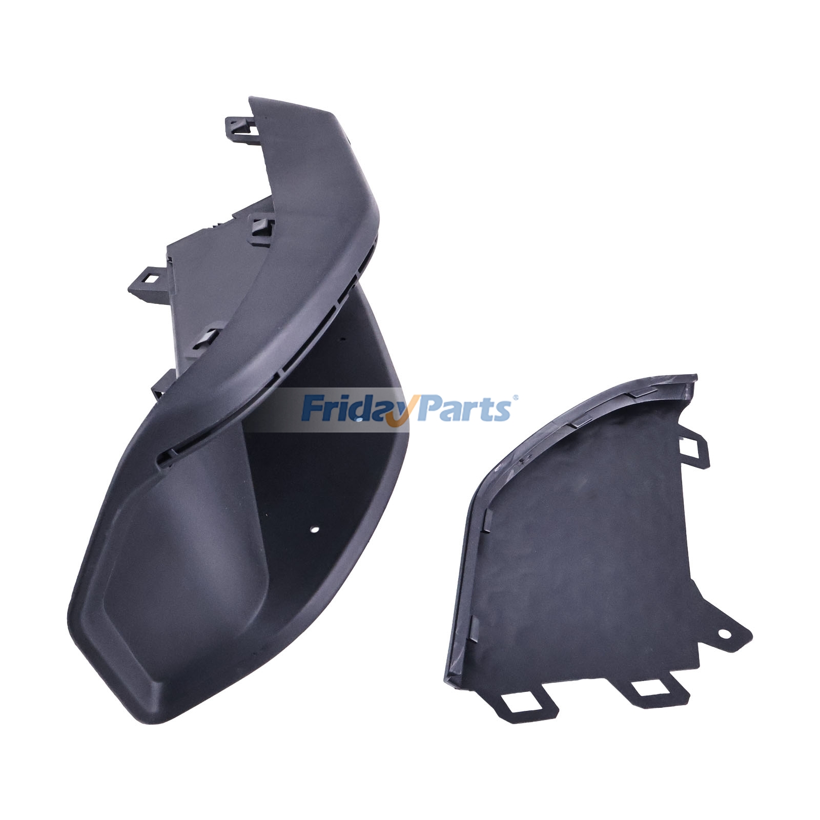 Rear Right Side Bumper Trim With Bumper Step Pad compatible with Vehicle