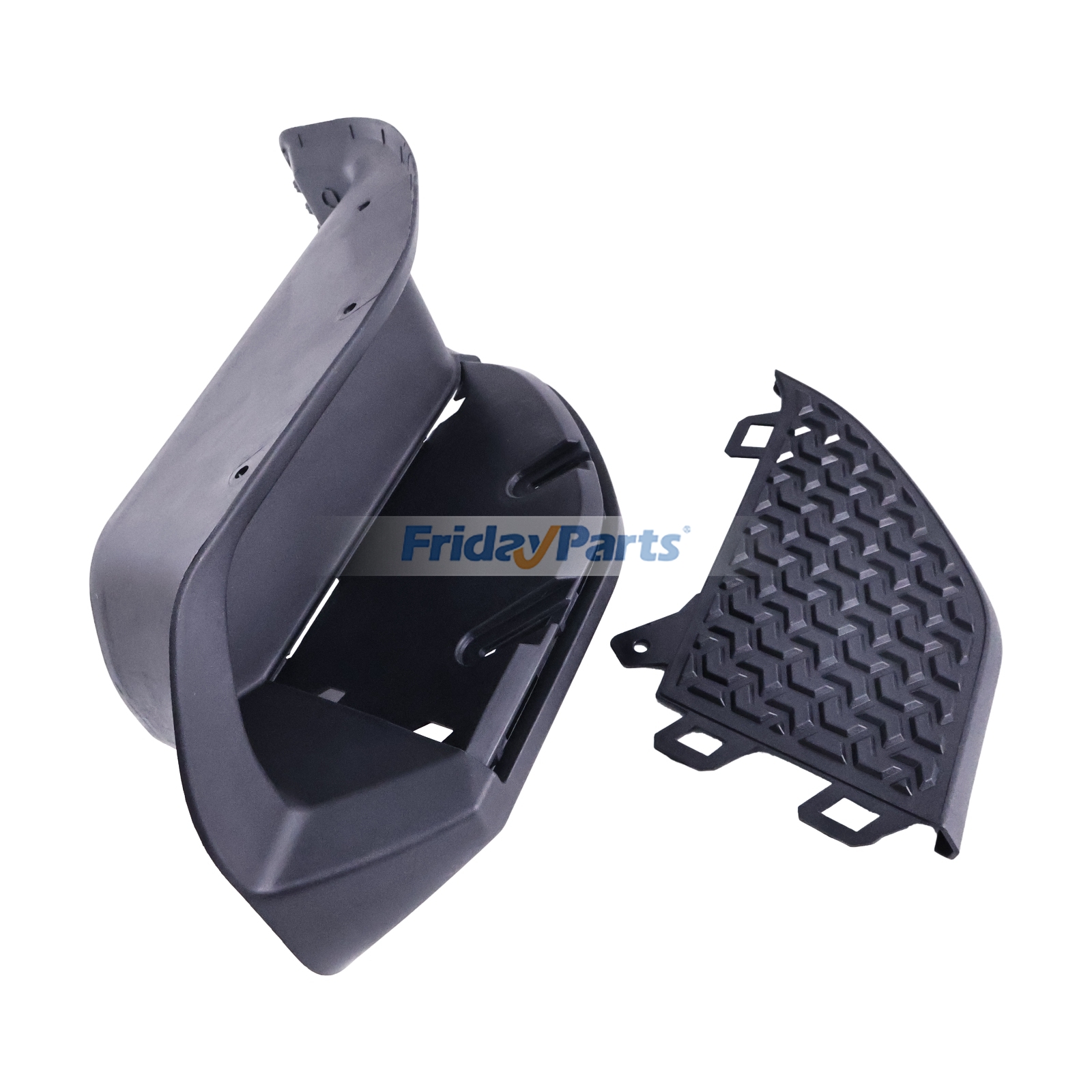 Vehicle Rear Right Side Bumper Trim With Bumper Step Pad