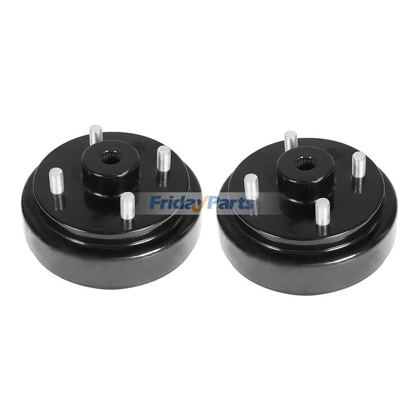 Lot de 2 tambours de frein arrière 17082-G2 pour voiturette de golf EZGO TXT G&E 2 temps (années 82-93)