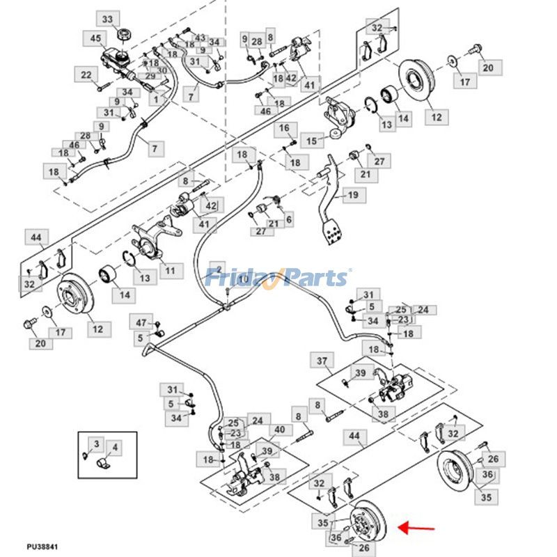  Rear Wheel Hub For JOHN DEERE