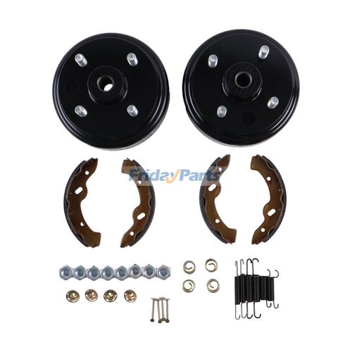 Kit Plaquettes De Frein EZGO Pour TXT/ST350/Workhorse 1996 Et + - Avec Ressorts