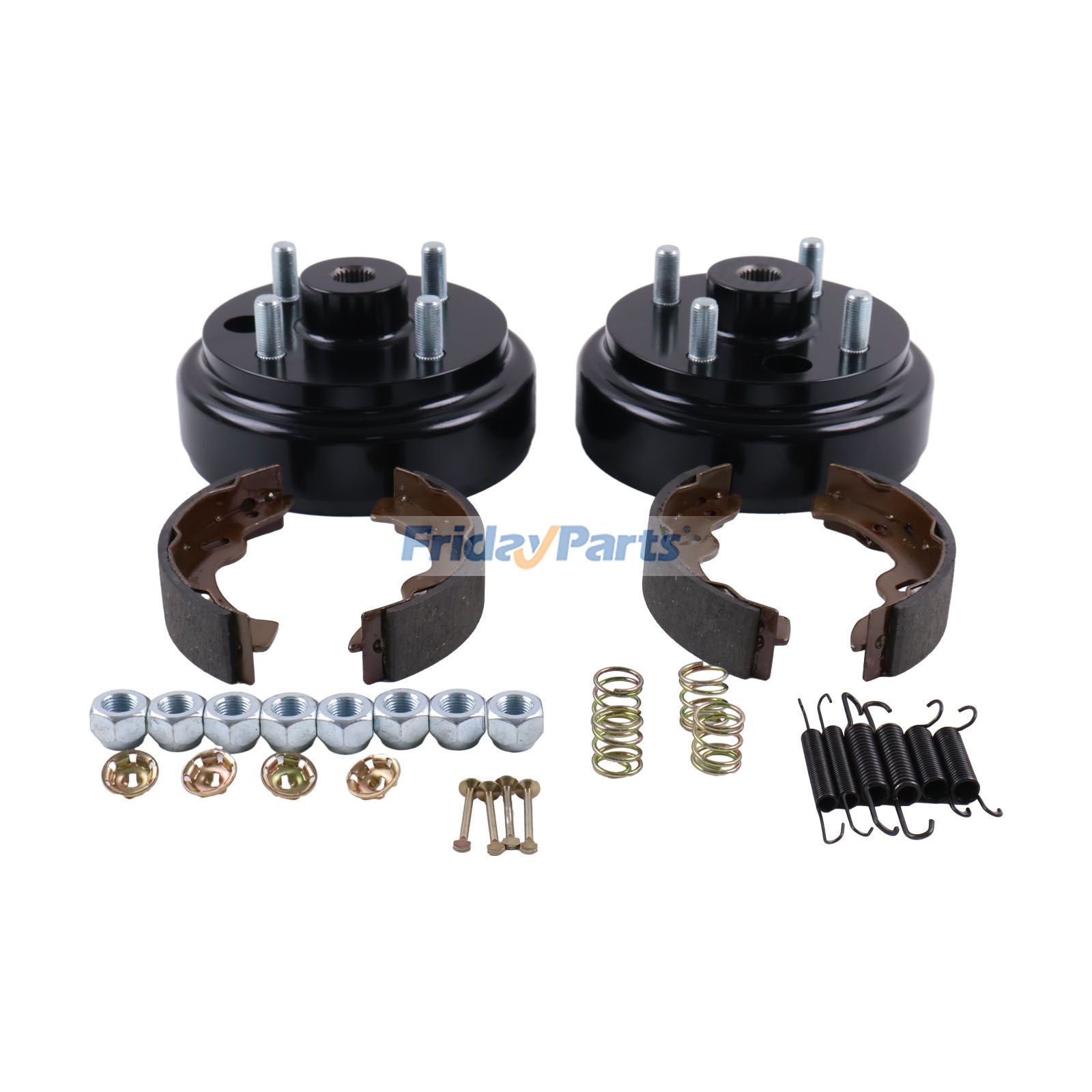 Golf Cart Rear Brake Drum and Shoe Spring Kit 