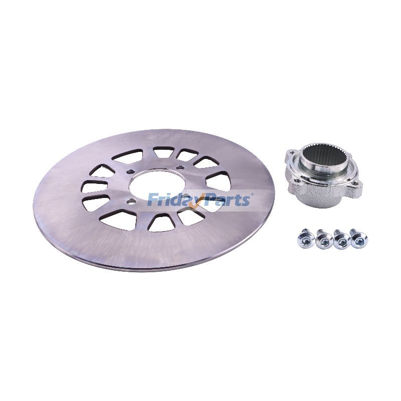 Rear Brake Rotor Flange with Disc 3GD-2582W-00-00 for Yamaha ATV 2000-2004 YFM350X Warrior