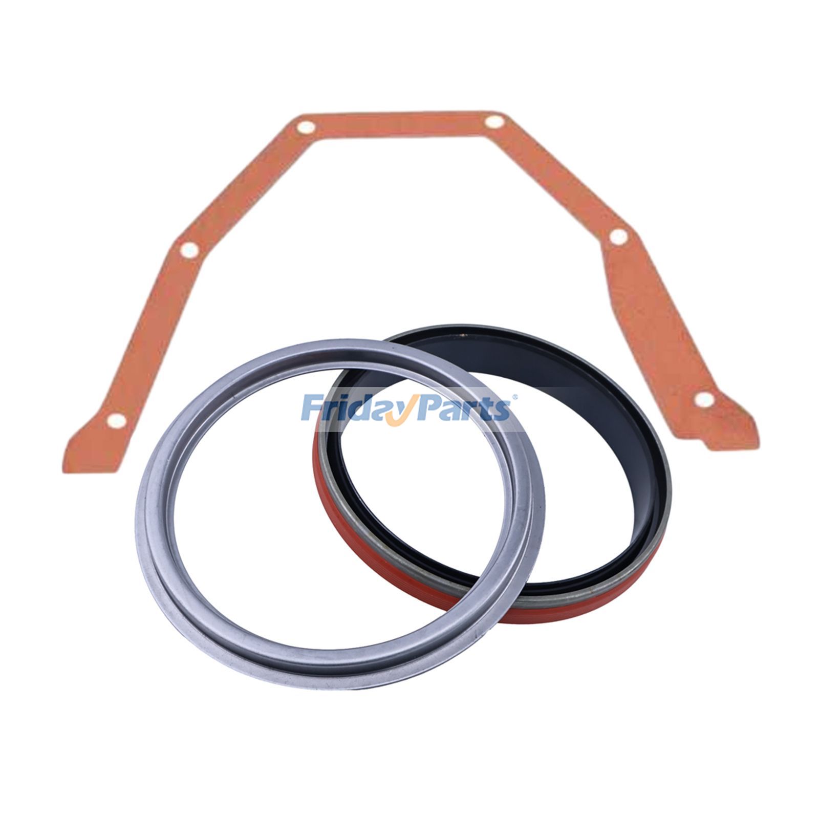 Rear Crankshaft Oil Seal Kit 3925530 3925532 3938159 for Cummins Engine ISB6.7 QSB5.9 Hyundai Loader HL730-7 HL760-7